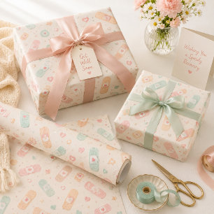 Zoete Verband Liefde Beterschap  Cadeaupapier