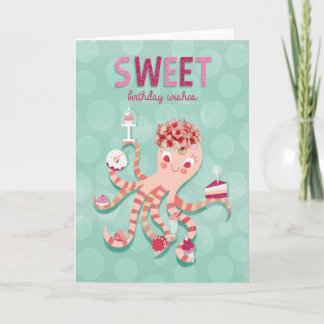 Zoete Verjaardag Kaart