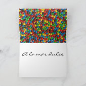 Zoete Verjaardag Kaart - Spaans Verjaardag (Binnen)