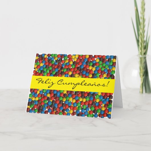 Zoete Verjaardag Kaart - Spaans Verjaardag (Voorkant)