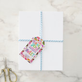 Zoete verjaardags- bedankparty geschenklabels cadeaulabel (Met Touw)