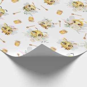 Zoete verjaardagscadeau voor Bij Cadeaupapier