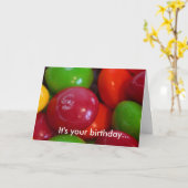 "Zoete" verjaardagskaart Kaart (Gele Bloem)