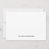 Zoete verjaardagstaart - kies achtergrondkleur kaart (Achterkant)