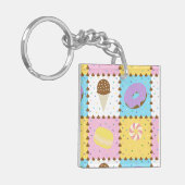 Zoete Verlangens Acryl Sleutelhanger (Voorkant Links)