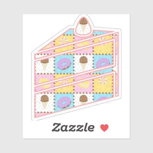 Zoete verlangens contourstickers sticker (Vel)