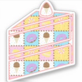 Zoete verlangens contourstickers sticker (Voorkant)