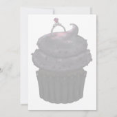 Zoete verlovingscupcake kaart (Achterkant)