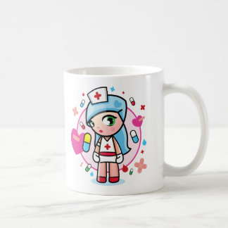 zoete verpleegster koffiemok