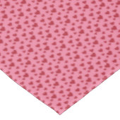 Zoete verspreide harten - Candy Roze & Rood Tafelkleed (Gekanteld)