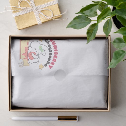 Zoete verwennerij: Buniberry Cheesecake Delight Tissuepapier (Geschenk)