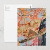 Zoete Vintage Desserts Mixed Media Collage Briefkaart (Voorkant / Achterkant)