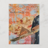 Zoete Vintage Desserts Mixed Media Collage Briefkaart (Voorkant)