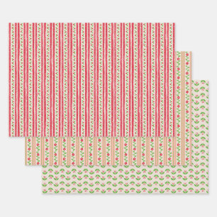 Zoete Vintage Roods Inpakpapier Vel