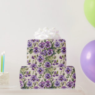 Zoete Viooltjes Bloemen Cadeaupapier