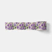 Zoete Viooltjes Bloemen Satijnen Lint (Voorkant)