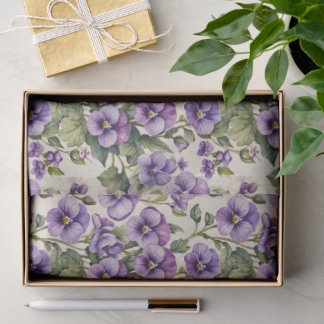 Zoete Viooltjes Bloemen Tissuepapier