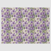 Zoete Viooltjes Bloemen Tissuepapier (Voorkant)
