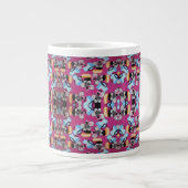 Zoete viooltjes en meubels grote koffiekop (Voorkant rechts)