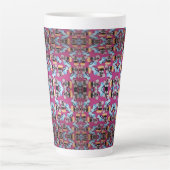 Zoete viooltjes en meubels latte mok (Voorkant)