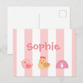 Zoete vogels briefkaart (Voorkant / Achterkant)