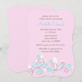 Zoete vogels en Floral Kaart (Voorkant / Achterkant)