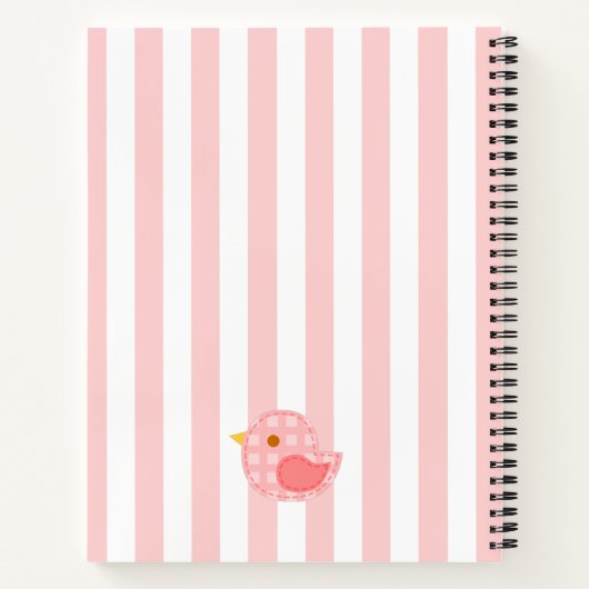 Zoete vogels notitieboek (Achterkant)