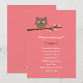 Zoete vogels (roze) kaart (Voorkant / Achterkant)