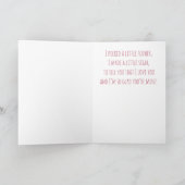 Zoete “Voor mijn mama” Moederdag kaart (Binnen)