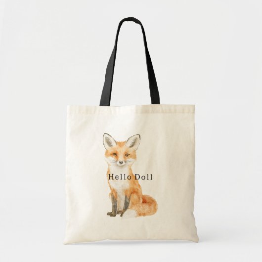 Zoete Vos Tote Bag (Voorkant)