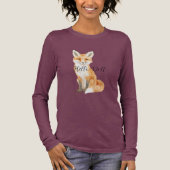 Zoete Vos Tri-Blend Shirt (Voorkant)