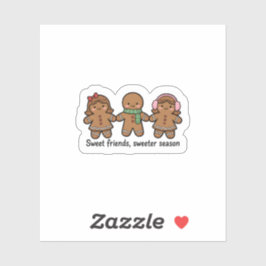 Zoete Vrienden Zoeter Seizoen Peperkoek Sticker
