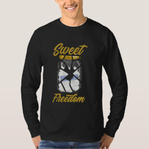 Zoete Vrijheid Suiker Niveau Insuline Glucose Bloe T-shirt