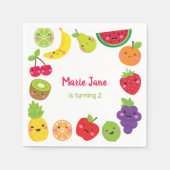 zoete vrucht servet (Voorkant)