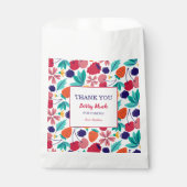 Zoete vruchten Dank u Berry Veel Baby shower Bedankzakje (Voorkant)