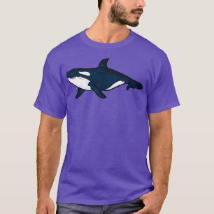 Zoete walvissoorten voor elke walviswalvis met een t-shirt