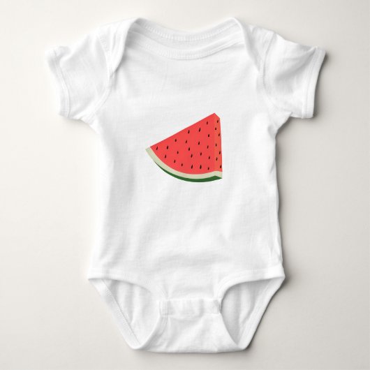 Zoete Watermeloen Baby Bodysuit (Voorkant)