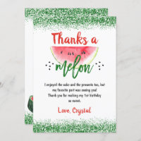 Zoete Watermeloen Bedankt een Meloen Verjaardag