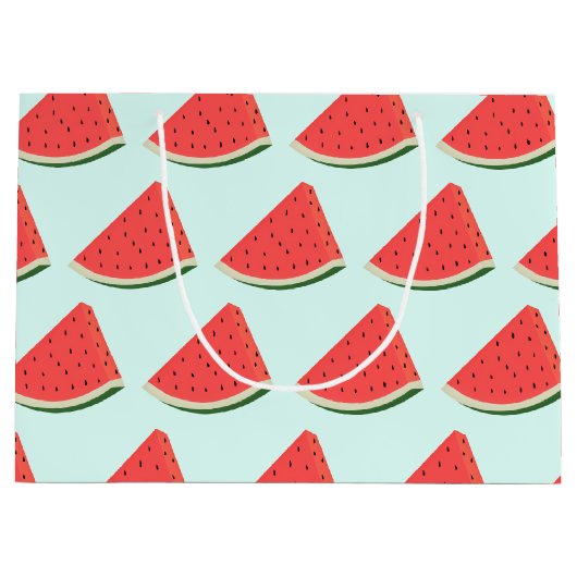 Zoete Watermeloen Grappige Gift Bag Groot Cadeauzakje (Voorkant)