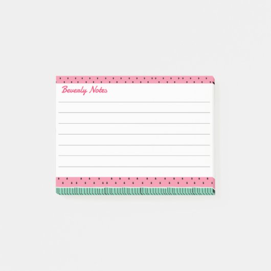 Zoete Watermeloen Post-it® Notes (Voorkant)