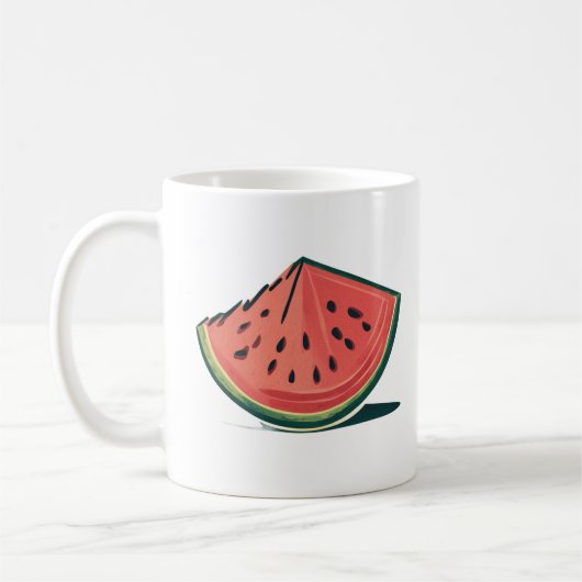Zoete Watermeloen Schijf Mok (Links)
