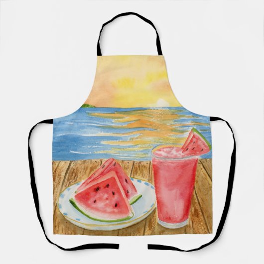 Zoete Watermeloen Zomer Schort (Voorkant)