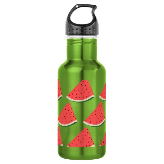 Zoete Watermeloenen RVS Waterfles (Voorkant)