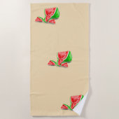 Zoete watermeloenen strandlaken (Voorkant)