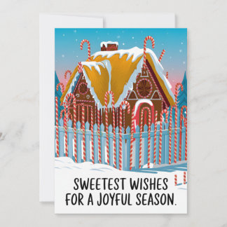 Zoete wensen - Kerst Kaart