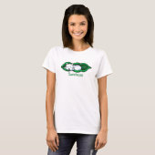 Zoete Westie Terrier Erwt Peul T-Shirt (Voorkant volledig)