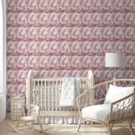 Zoete Whimsical pastel Eenhoorn Behang