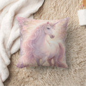 Zoete Whimsical pastel Eenhoorn Kussen (Deken)