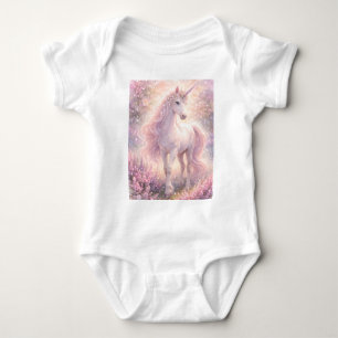 Zoete Whimsical pastel Eenhoorn Romper