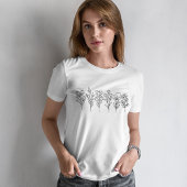 Zoete wilde bloemen t-shirt